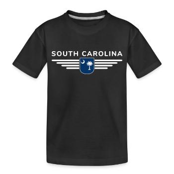 T-shirt de fan de Caroline du Sud – Pour les vrais fans ! - T-shirt bio Premium Enfant - noir - Devant