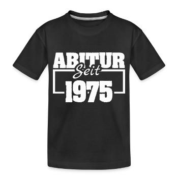 1975 - Kinder Premium Bio T-Shirt - Schwarz - Vorne