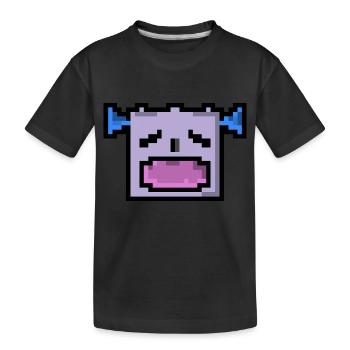 Pixel LOL - Kinder Premium Bio T-Shirt - Schwarz - Vorne