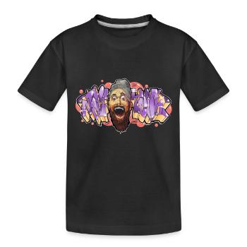 Say Yeah - Kinder Premium Bio T-Shirt - Schwarz - Vorne