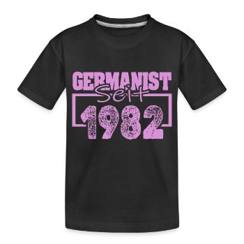 Born in 1982 - Kids' Premium Organic T-Shirt - black - Front