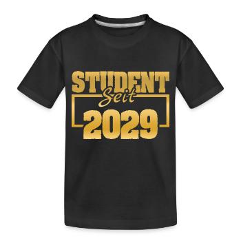 since 2029 - Kids' Premium Organic T-Shirt - black - Front