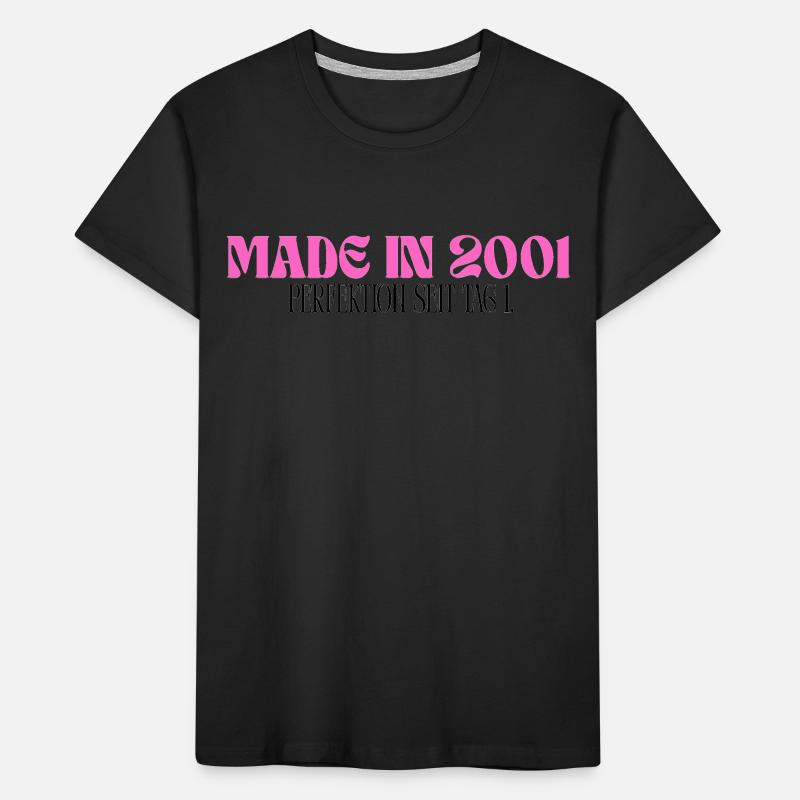 Made in 2001 - Perfektion seit Tag 1 Kinder Premium Bio T-Shirt