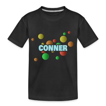 Conner - T-shirt bio Premium Enfant - noir - Devant