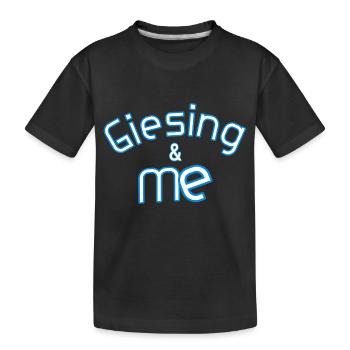 Giesing and I - Kids' Premium Organic T-Shirt - black - Front