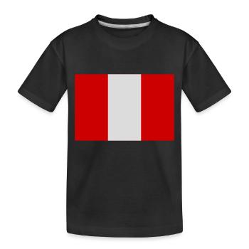 Peru - Kinder Premium Bio T-Shirt - Schwarz - Vorne