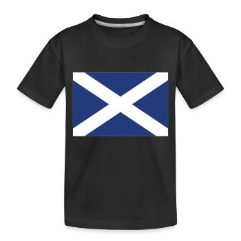 schottland - Kinder Premium Bio T-Shirt - Schwarz - Vorne