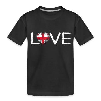 Love Home Roots Home Pride Country Georgia png - Kids' Premium Organic T-Shirt - black - Front