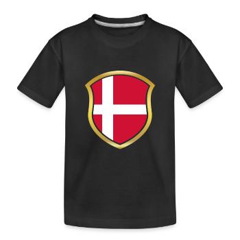 World Champion Champion 2018 wm team Denmark png - Kids' Premium Organic T-Shirt - black - Front