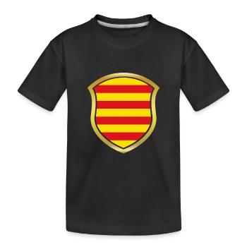World Champion Champion 2018 wm team estelada Catalan - Kids' Premium Organic T-Shirt - black - Front