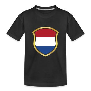 Champion de la Coupe du Monde 2018 équipe wm holland .png - T-shirt bio Premium Enfant - noir - Devant
