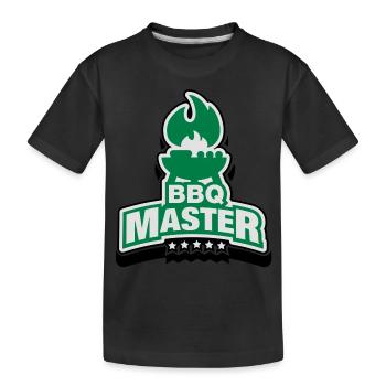 bbq_master__f3 - T-shirt bio Premium Enfant - noir - Devant