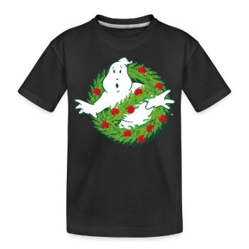 SOS Fantômes Joyeux Noël - T-shirt bio Premium Enfant - noir - Devant
