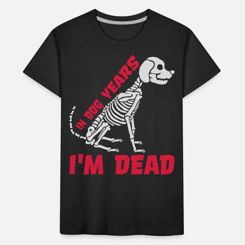 dans les années de chien Mort T-shirt bio Premium Enfant