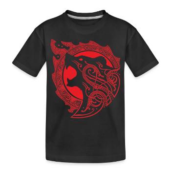 Viking Berserker - Kids' Premium Organic T-Shirt - black - Front
