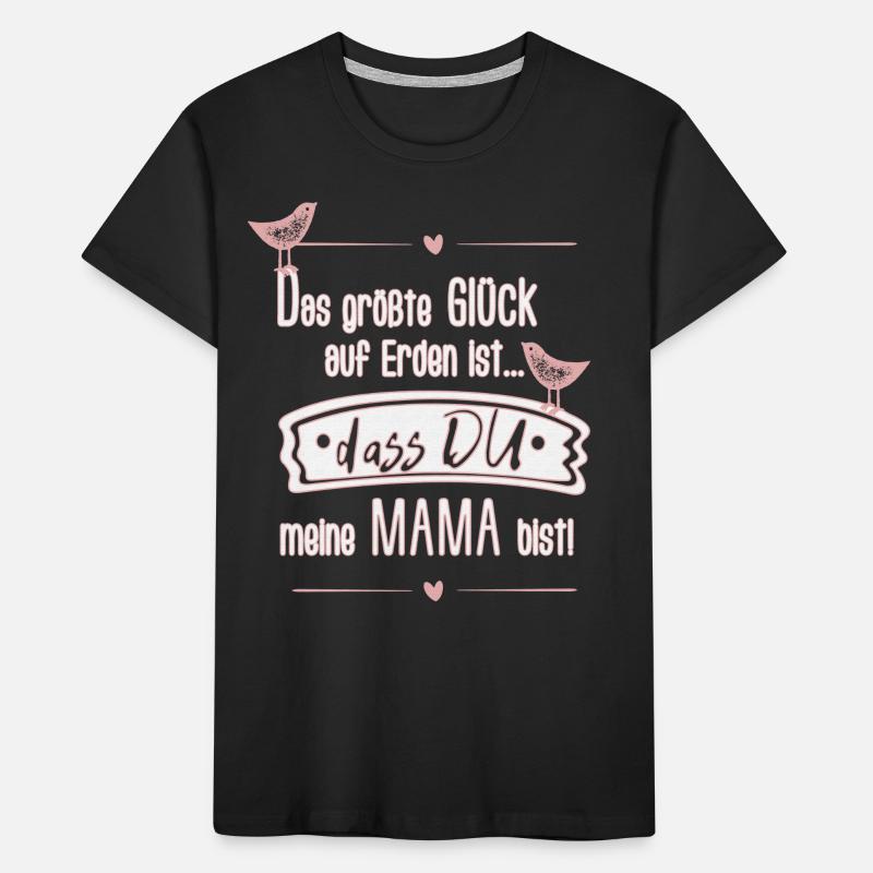 Muttertag Mama SabineVegan (Mit Struktur/Kontur) Kinder Premium Bio T-Shirt