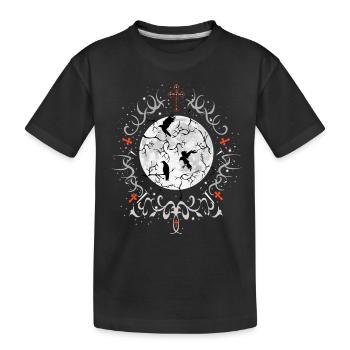 Gothic space - Kids' Premium Organic T-Shirt - black - Front