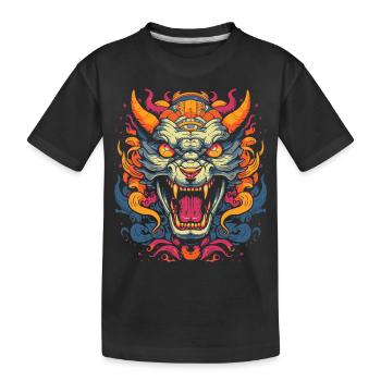 Dragon Breath: Lord of the Mythical Heavens - Kids' Premium Organic T-Shirt - black - Front