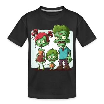 Untote Einheit - Kinder Premium Bio T-Shirt - Schwarz - Vorne