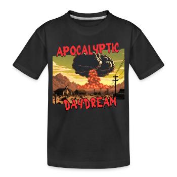 Apokalyptischer Tagtraum - Kinder Premium Bio T-Shirt - Schwarz - Vorne