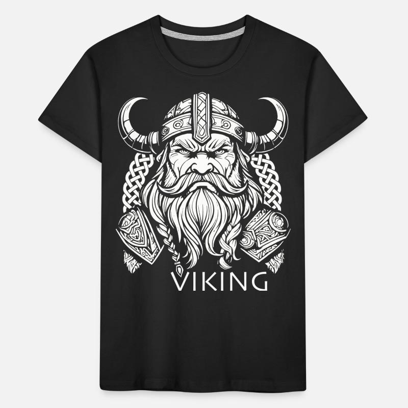 Wikinger Kinder Premium Bio T-Shirt