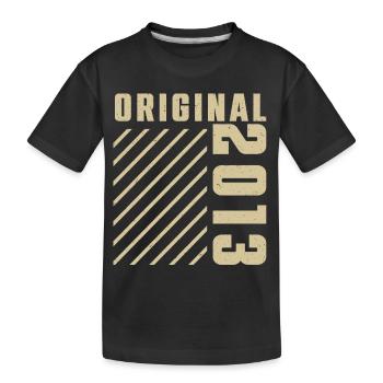 Original 2013 Authentic 2013 Vintage Bursdag - T-shirt bio Premium Enfant - noir - Devant