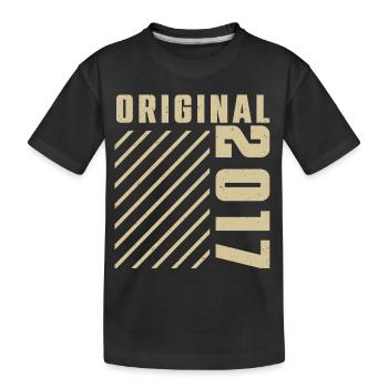 Original 2017 Authentic 2017 Vintage Bursdag - T-shirt bio Premium Enfant - noir - Devant