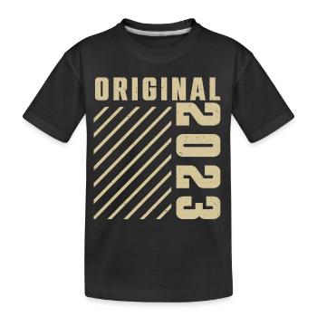 Original 2023 Authentic 2023 Vintage Bursdag - T-shirt bio Premium Enfant - noir - Devant