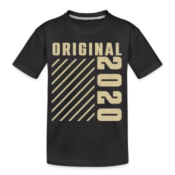 Original 2020 Authentic 2020 Vintage Bursdag - T-shirt bio Premium Enfant - noir - Devant