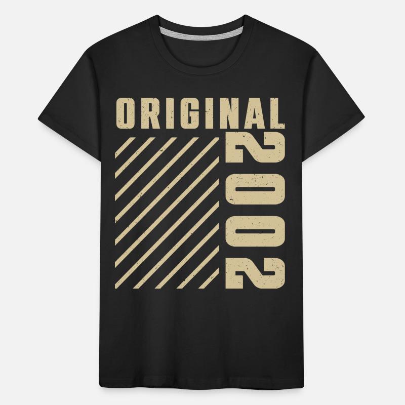 Original 2002 Authentic 2002 Vintage Bursdag T-shirt bio Premium Enfant