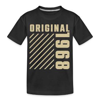 Original 1968 Authentic 1968 Vintage Bursdag - T-shirt bio Premium Enfant - noir - Devant