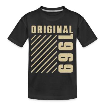 Original 1969 Authentic 1969 Vintage Bursdag - T-shirt bio Premium Enfant - noir - Devant