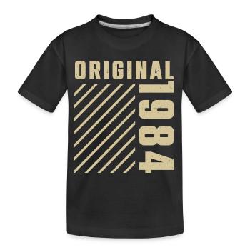 Original 1984 Authentic 1984 Vintage Bursdag - T-shirt bio Premium Enfant - noir - Devant