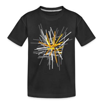 Abstrait - T-shirt bio Premium Enfant - noir - Devant