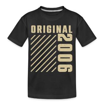 Original 2006 Authentic 2006 Vintage Bursdag - T-shirt bio Premium Enfant - noir - Devant