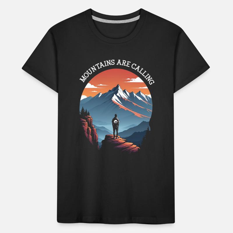 Mountains are calling Kids' Premium Organic T-Shirt