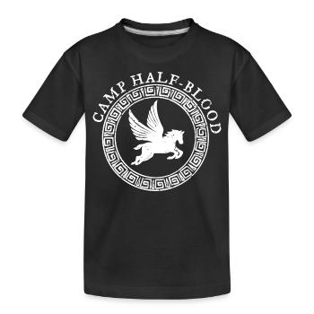 Lager Halbblut - Kinder Premium Bio T-Shirt - Schwarz - Vorne