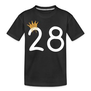 28 - T-shirt bio Premium Enfant - noir - Devant