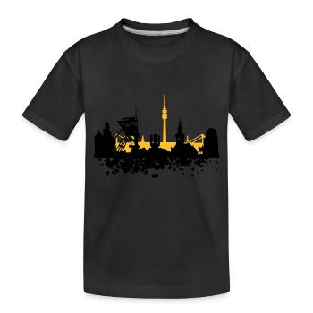 Dortmund Skyline - T-shirt bio Premium Enfant - noir - Devant