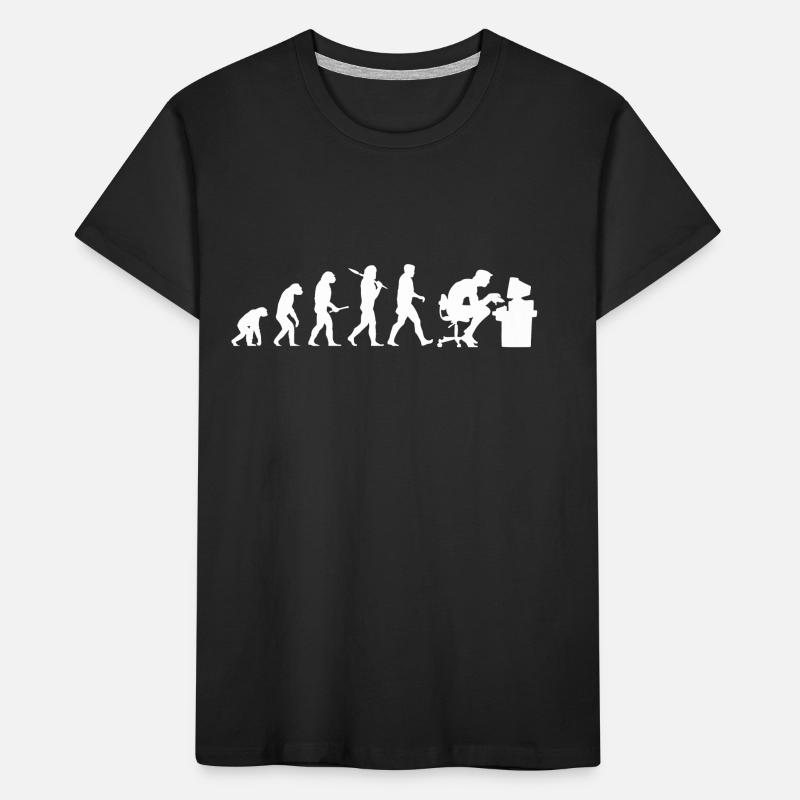 Evolution Computer Nerd! Nerd PC! IT! Technique! T-shirt bio Premium Enfant