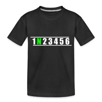 Moto cadeau idée cadeau pour les motocyclistes - T-shirt bio Premium Enfant - noir - Devant