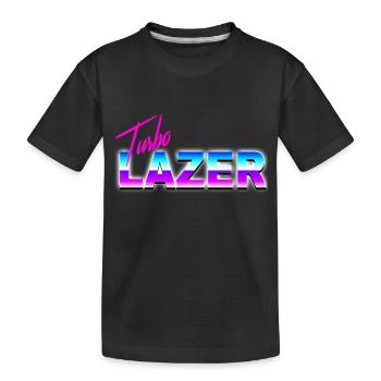 Turbo Lazer - T-shirt bio Premium Enfant - noir - Devant