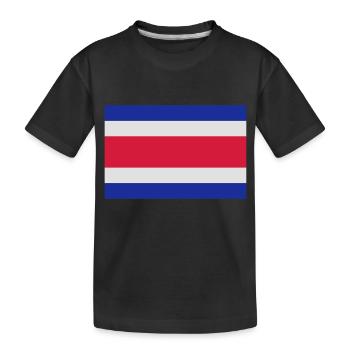 Drapeau Costa Rica - Bandera de Costa Rica - Costa - T-shirt bio Premium Enfant - noir - Devant