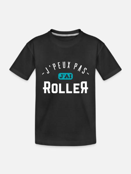 J'ai roller cadeau - T-shirt bio Premium Enfant - noir