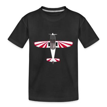 avion cap10 - T-shirt bio Premium Enfant - noir - Devant