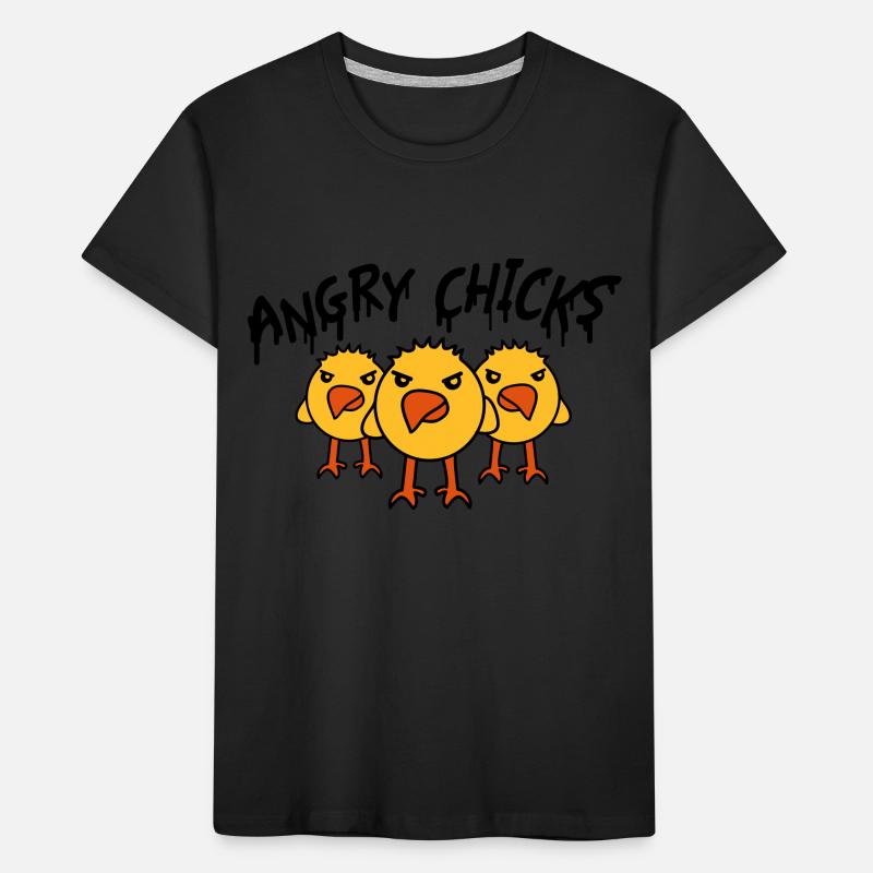 Angry Chicks T-shirt bio Premium Enfant