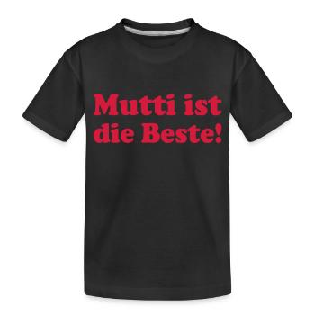 Mutti - Kinder Premium Bio T-Shirt - Schwarz - Vorne