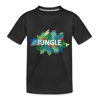 JUNGLE - T-shirt bio Premium Enfant - noir - Devant
