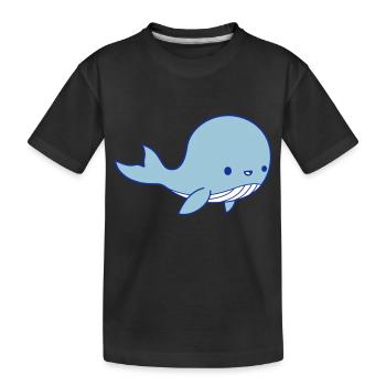 Wal Baby Clipart - T-shirt bio Premium Enfant - noir - Devant