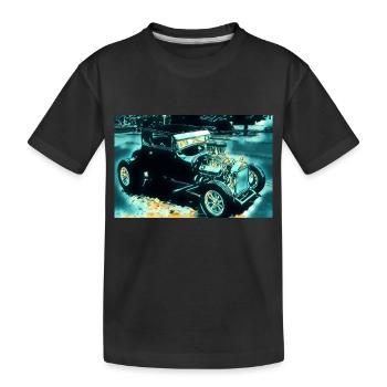 Voiture - T-shirt bio Premium Enfant - noir - Devant